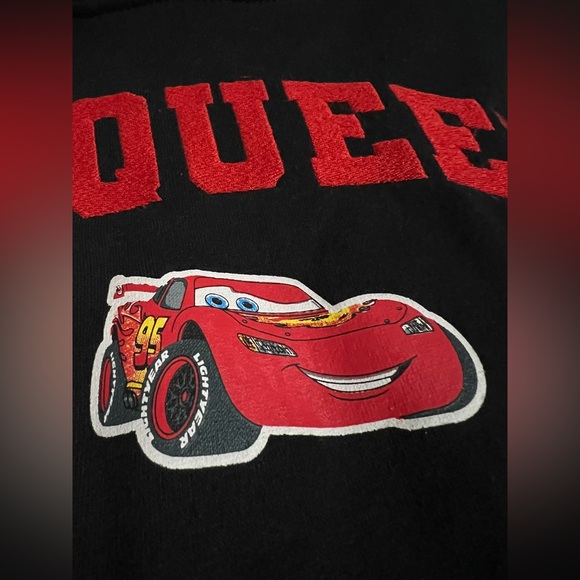 Black McQueen Hoodie with Red embroidered Logo - Picture 5 of 6